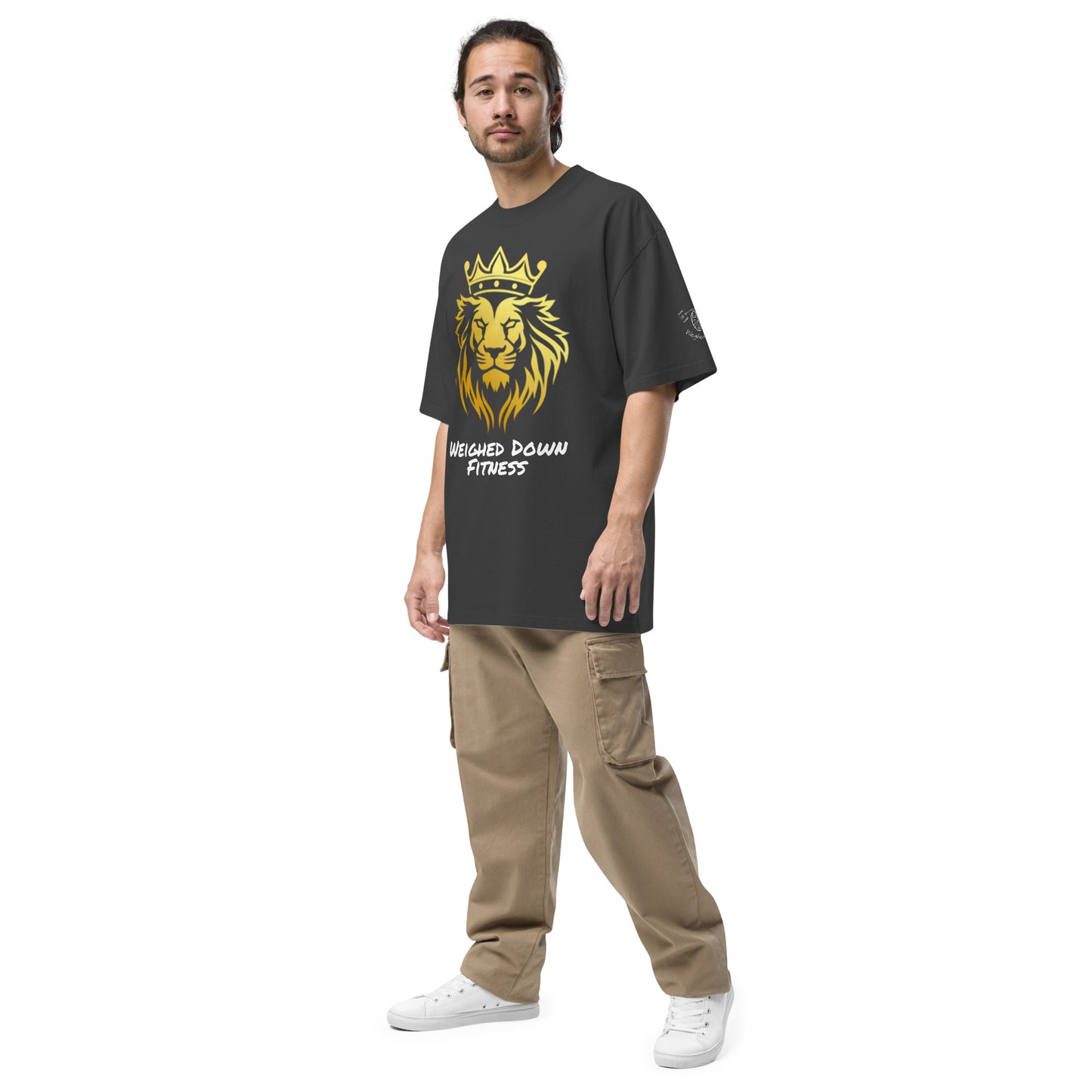 Weighed Down Fitness “Lion” Oversized T-Shirt