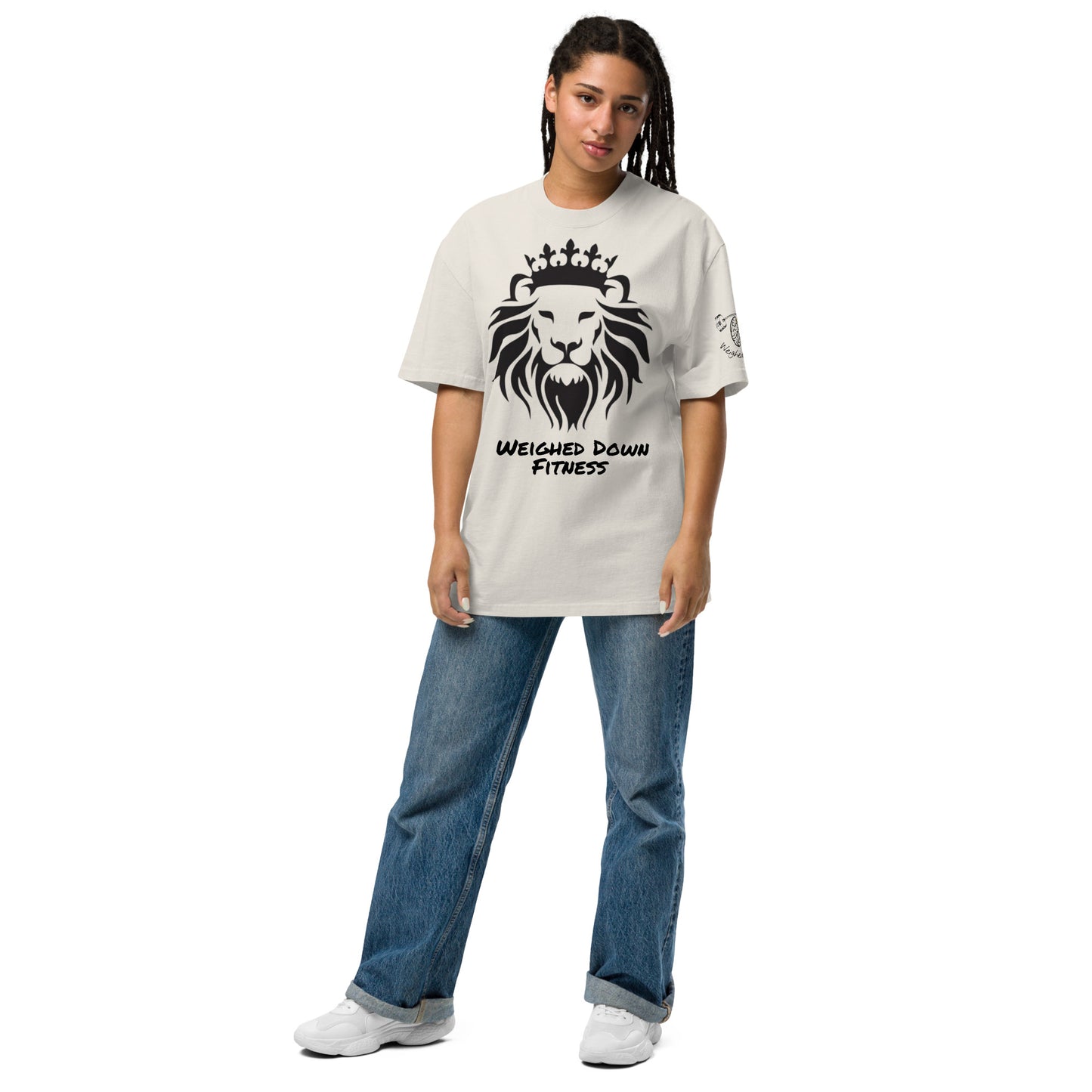 Weighed Down Fitness “Lion” Oversized T-Shirt