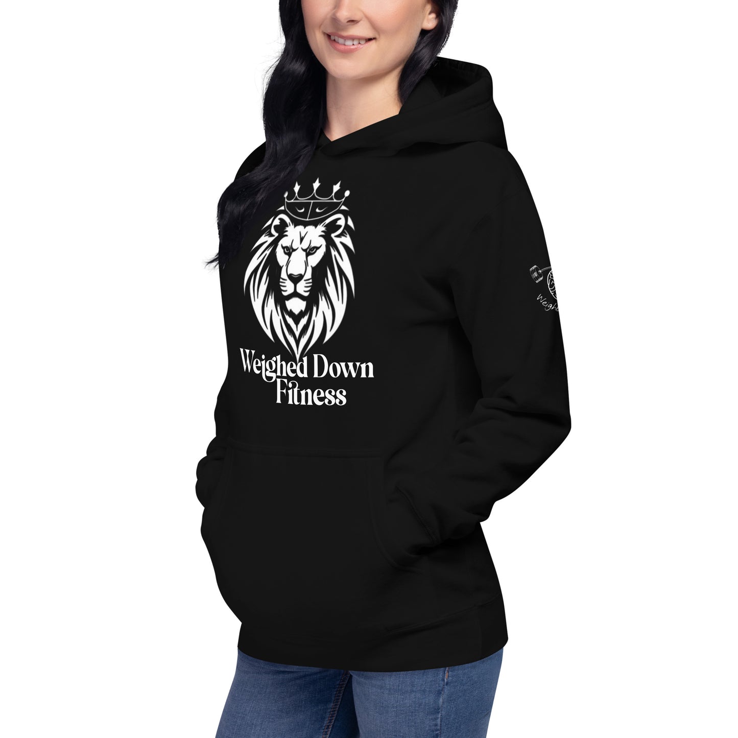 *NEW* Weighed Down Fitness “White Lion” Hoodie